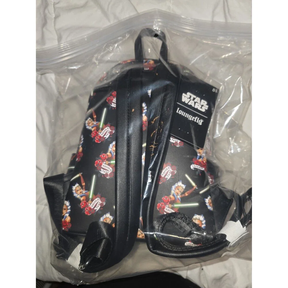 NWT loungefly Disney star wars padawan print mini backpack bookbag bag!